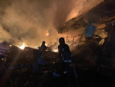 Росіяни знищили супермаркет Fozzy Group в Одесі, постраждали троє співробітників /Фото 5