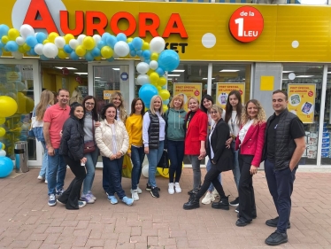 «Від 1 лея». Українська мережа «Аврора» відкрила перший магазин у Румунії /Фото 1
