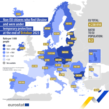 У Європі зростає кількість біженців з України, найбільше переїхало до Німеччини /Фото 1
