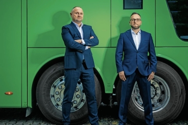 Кшиштоф Зубейль (ліворуч) та Марцин Яворський, співвласники GTV BUS /Forbes Polska
