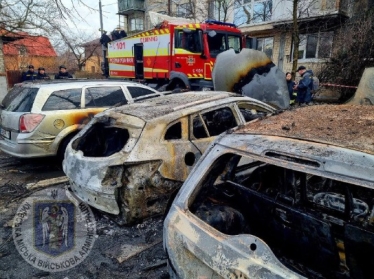Росія завдала ракетного удару по Києву, є руйнування житлових будинків та поранені (фото) /Фото 7