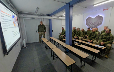 «Метінвест» побудував перший в Україні навчальний хаб зі сталі для військових. Його вартість 16 млн грн (фото) /Фото 2