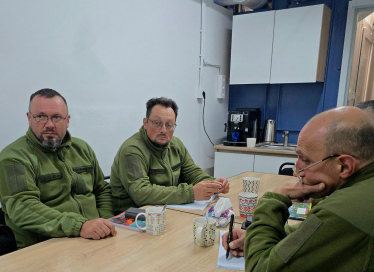 «Метінвест» побудував перший в Україні навчальний хаб зі сталі для військових. Його вартість 16 млн грн (фото) /Фото 1