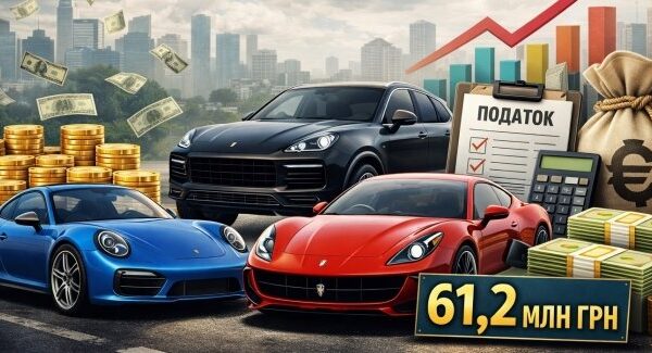Українці витратили більше 61 мільйона гривень на люксові автомобілі за два місяці.