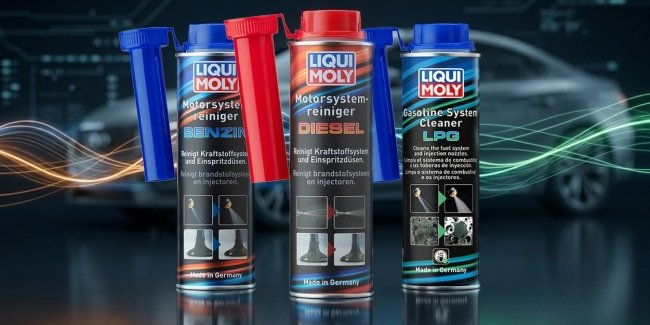Потужні паливні добавки LIQUI MOLY: дієве промивання системи й збереження палива