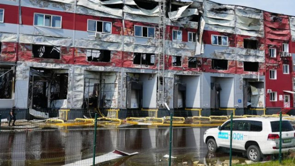 Підприємства повідомляють про збитки після знищення логістичного центру “Амтел” поблизу Києва