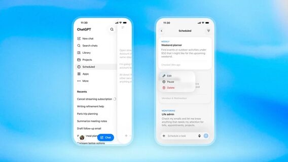 OpenAI розширила функціонал планувальника завдань у ChatGPT