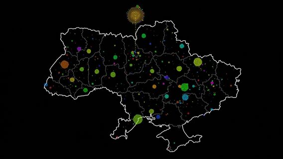 Створено візуалізацію 30 000 каналів Telegram. Що зображено на цій карті?