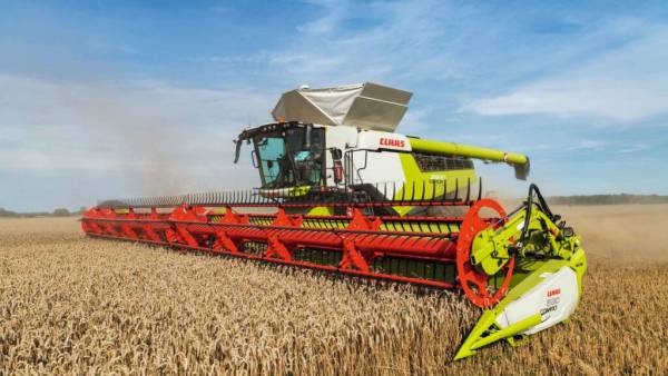 Комбайн Claas Lexion аналізує поживні речовини врожаю просто під час роботи