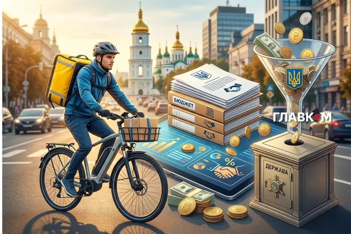 Податок на Glovo, Bolt та Uklon: що пропонують депутати змінити для сервісів доставки та кур’єрів